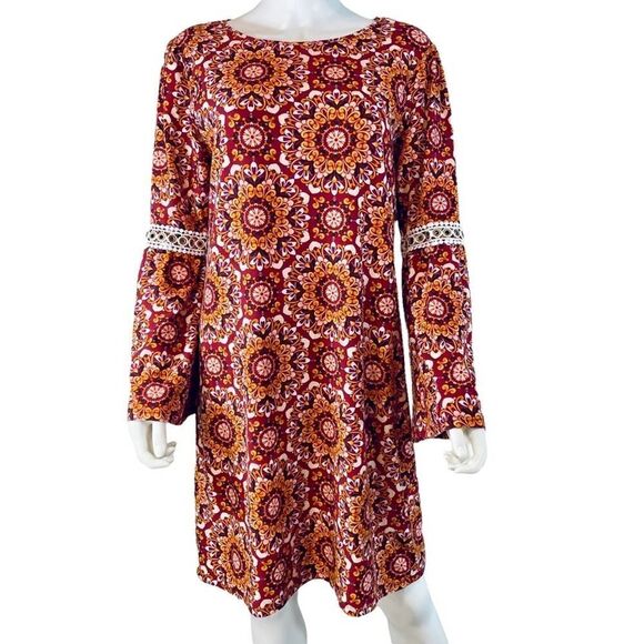 Harlow & Rose Long Sleeve Shift Dress - Picture 10 of 10